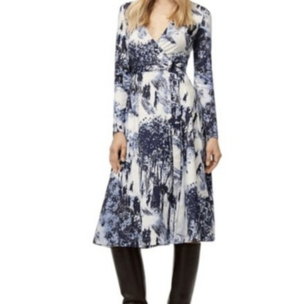 Babaton Tyler Print Wrap Dress